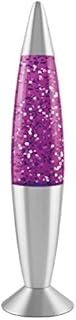 Global Gizmos 48850 16" Red and Yellow Lava Lamp / Silver Base / Retro Nostalgia / Relaxing Mood Light / Decorative Illumination