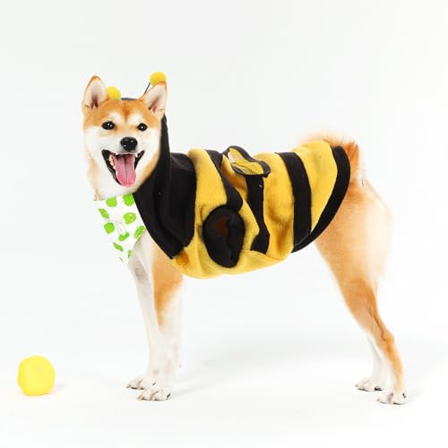 Disfraz de abeja para perro y gato talla M miniatura 5