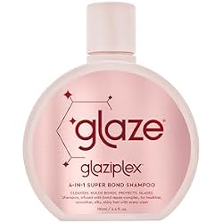 glaze Super Bond Building Shampoo – Strengthens & Repairs Hair, Tames Frizz, Boosts Shine, and Gently Cleanses – 6.4 oz