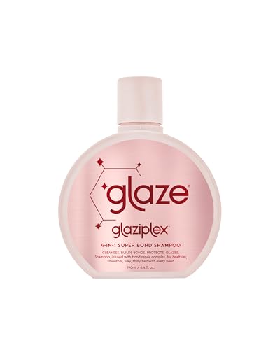 glaze Super Bond Building Shampoo – Strengthens & Repairs Hair, Tames Frizz, Boosts Shine, and Gently Cleanses – 6.4 oz