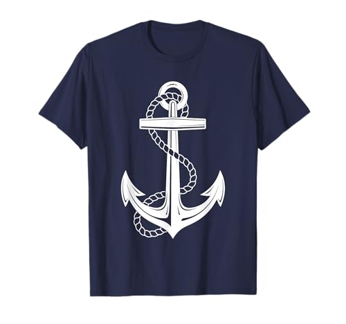Marinaio costume ancora Capitano vela uomini donne bambini Maglietta
