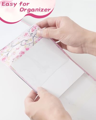 Funda para cartas Mahjong, pack 4, diseño chinoiserie rosa miniatura 6