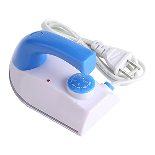 Gsycle Steam Iron for Clothes, Handheld Mini Clothes Iron Temperature Control Portable Clothing Steamer for Household Travel Use