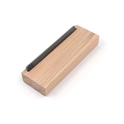FarBoat 1Set 7" Wood Fret Leveler Sanding Block Fret Leveling Fingerboard Luthier Tool Maintenance Accessory with a File for Electric Guitar Folk Guitar Classic Guitar Bass Cover