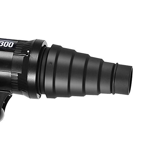 Image of Aluminium Alloy Conical Snoot Kit with Honeycomb Grid & 5 Color Filters for Bowens Mount Strobe Monolight, Studio Flash Light Beam Shaper for Portrait & Product Photography
