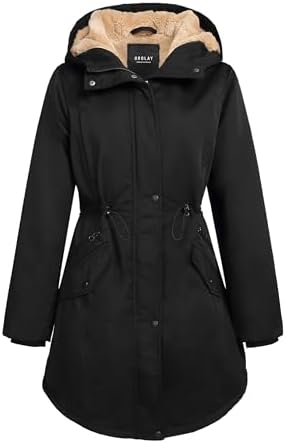 Orolay Women's Thicken Fleece Lined Parka Winter Coat Hooded Jack...