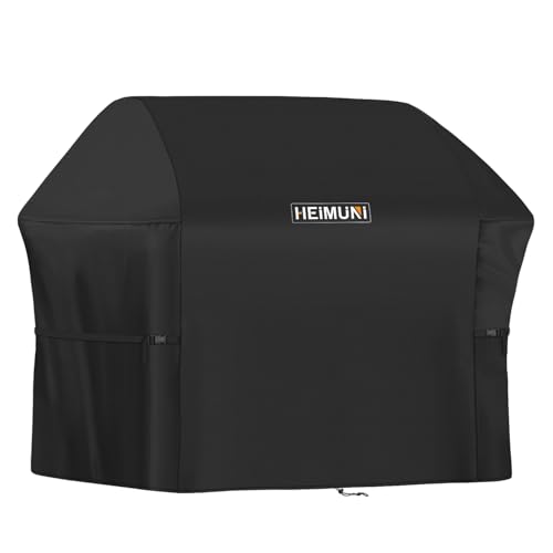 HEIMUNI Housses pour Barbecue, Bache Barbecue pour Weber Genesis II Series, 420D Oxford Housse Barbecue Exterieur Imperméable pour Weber Genesis E-330, E-310,...