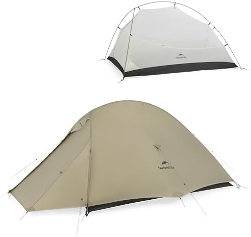 Naturehike Cloud Up 2 Tent, 2 Man Lightweight Camping Tent, Easy ...