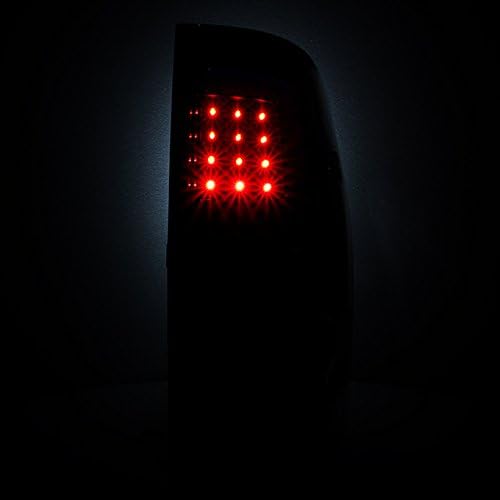 AKKON - For 07-13 Toyota Tundra Pickup Black Bezel C-Shape LED Tube Tail Brake Light Lamp Assembly