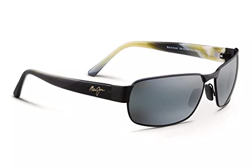 Maui Jim 249-2M Men'S And Women'S Black Coral Polarized Rectangular Sunglasses thumb #1