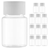 DEEPCRAFF 12 Pezzi Contenitore Vuoto per Medicinali in Plastica 30ml,