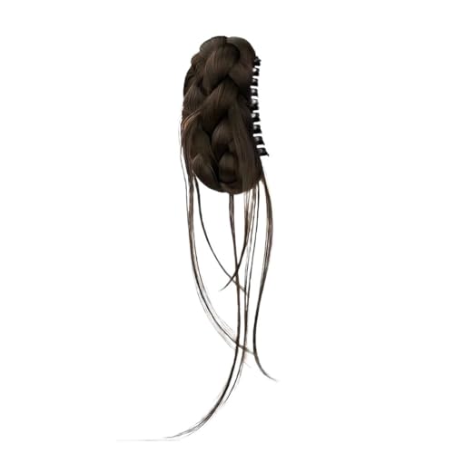Llpsmeng Natural Flower Bud Head Coiled Hair Style Twisted Bun