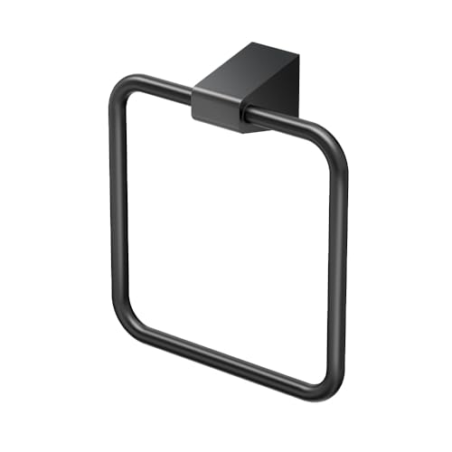 Image of Gatco 5652MX A-Line Towel Ring, Matte Black