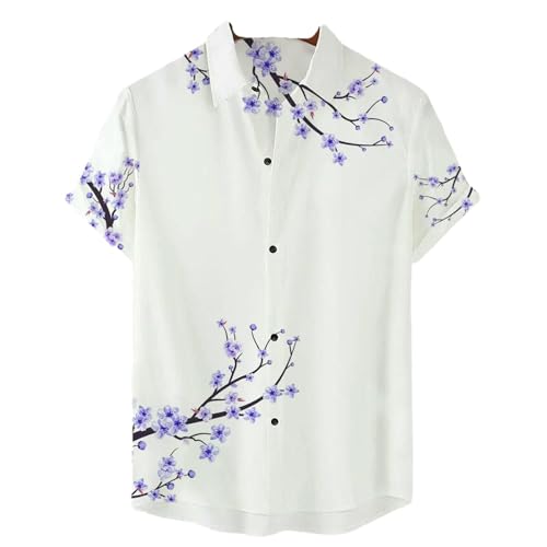 Chemise chinoise homme pour rester frais en look hawaïen