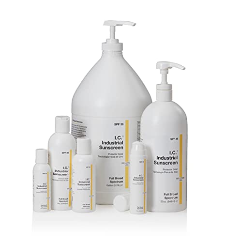 RR-Lotion-Industrial-Zinc-Oxide-Sunscreen-SPF30-Full-Broad-Spectrum-Rubs-in-Clear-Protects-immediately-80-min-water-anti-inflammatory-properties-Keeps-the-body-cooler-by-reflecting-UV-Rays-Gallon-Mode I.C. Industrial Sunscreen Mineral Based SPF 36 Physical Zinc Protection Full Broad Spectrum, 80 Minute Sweat & Water Resistant, Heat Stress, Anti-Inflammatory Properties. USA Gallon (ISSC-GAL)