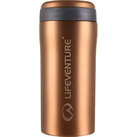 Lifeventure Taza térmica aislada al vacío reutilizable, 300 ml, cobre Cover