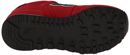 Image of New Balance Kid's 574 V1 Polo Sneaker, Chili Pepper /Saphire, 3 W US Little Kid (4-8 Years)
