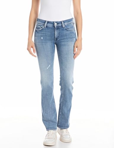 Jeans Replay New Luz Bootcut femme denim moderne ajusté stretch