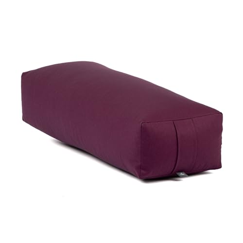 bodhi Yoga Salamba Bolster Eco | Waschbarer Bezug aus 100%...