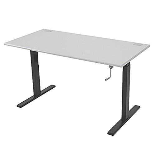手動昇降デスク W140×D70×H73～118cm W1400×D700×H730～1180mm スタンディングデスク 上下昇降デスク 手動...