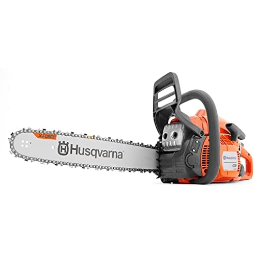Husqvarna 435 Gas Chainsaw, 40-cc 2.2-HP, 2-Cycle X-Torq Engine, 16 Inch Chainsaw with Smart Start, For Wood Cutting and Tree Trimming, 970612116