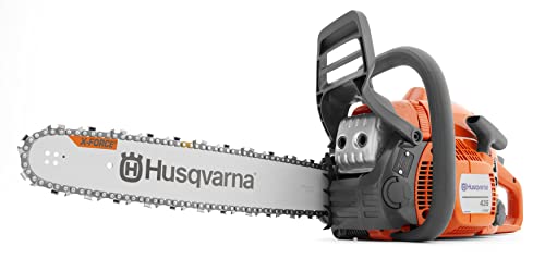 Husqvarna 435 Gas Chainsaw, 40-cc 2.2-HP, 2-Cycle X-Torq Engine, 16 Inch Chainsaw with Smart Start, For Wood Cutting and Tree Trimming, 970612116 by Husqvarna - Used condition - US$294.18