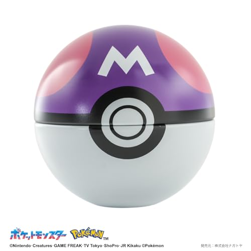 長登屋（ナガトヤ）ポケットモンスター マスター ボール缶 プリントラムネ