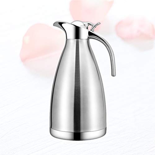 Cabilock Garrafa térmica de aço inoxidável com isolamento térmico de parede única, garrafa a vácuo,