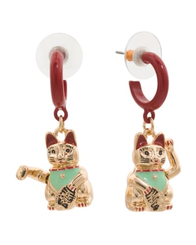 Betsey Johnson Cat Earrings (Cat Telephone)