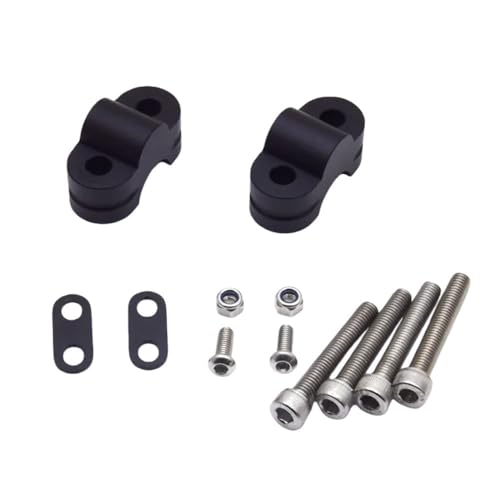Pontet de guidon rehausseur 20mm en aluminium usiné pour moto Z900 2020-2024