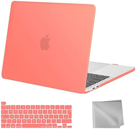 MOSISO Compatible with MacBook Pro 13 inch Case 2023 2022 2021-2016 Release M2 M1 A2338 A2289 A2251 A2159 A1989 A1706 A1708, Plastic Hard Shell Case & Keyboard Cover Skin & Wipe Cloth, Crystal Clear