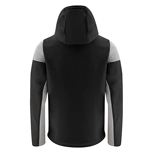 Veste softshell homme PRIME anthracite noir manteau mi-saison chaud taille L - 5