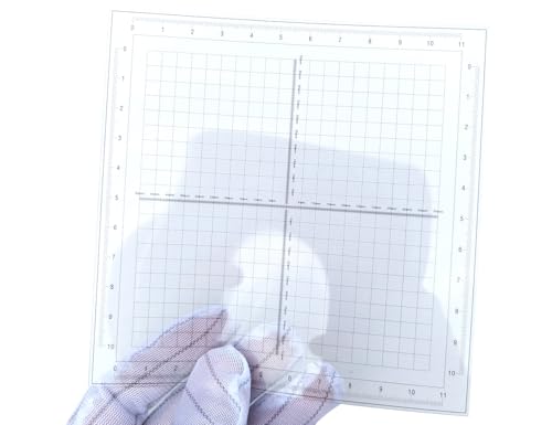 Micrometer for microscope High precision ruler transparancy film for magnifier (2)