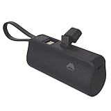 Batterie externe ultra compacte de 5 000 mAh : mini design léger qui tient dans votre poche ou votre sac. Parfait pour les voyages, la randonnée, le travail et les urgences.
