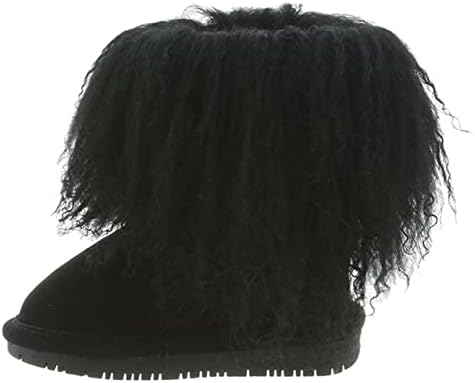 BEARPAW Boo Toddler Black Size 11 | Toddler's Boot Classic Suede | Toddler's Slip On Boot | Comfortable Winter Boot