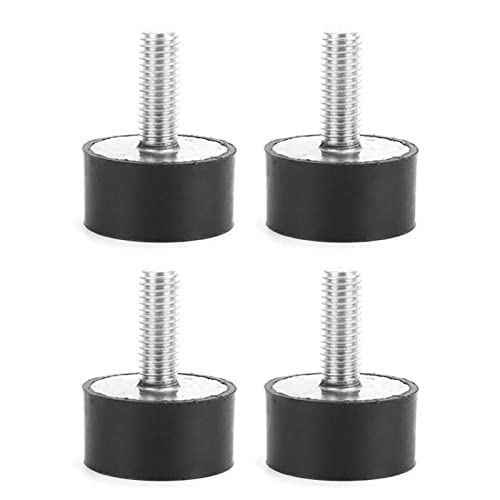 Mount Shock 4Pcs M8*23 Rubber Shock Absorber Anti Vibration Isolator Mounts Bobbins Rubber Vibration Absorber Boat Car Bobbin Tool Parts Absorber Bolts (Color : 30X30mm M8X23mm)