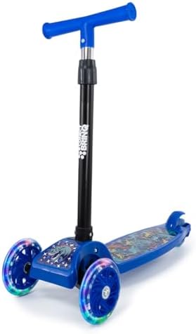 Patinete Infantil 3 Rodas Dobrável Suporta 40kg Conect Brinq