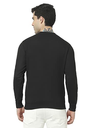 Image of HiFlyers Men's Cotton Blend Casual Crew Neck Sweatshirt