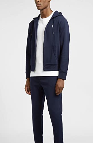 Polo Ralph Lauren Men's Double-Knit Full-Zip Hoodie, L, Aviator Navy3