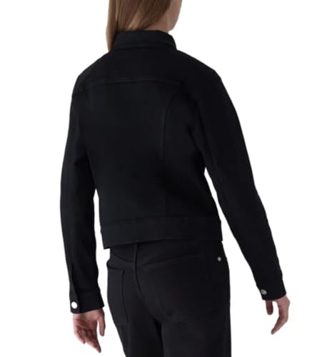 Calvin Klein Women's Long Sleeve Button Up Denim Classic Trucker Jacket2