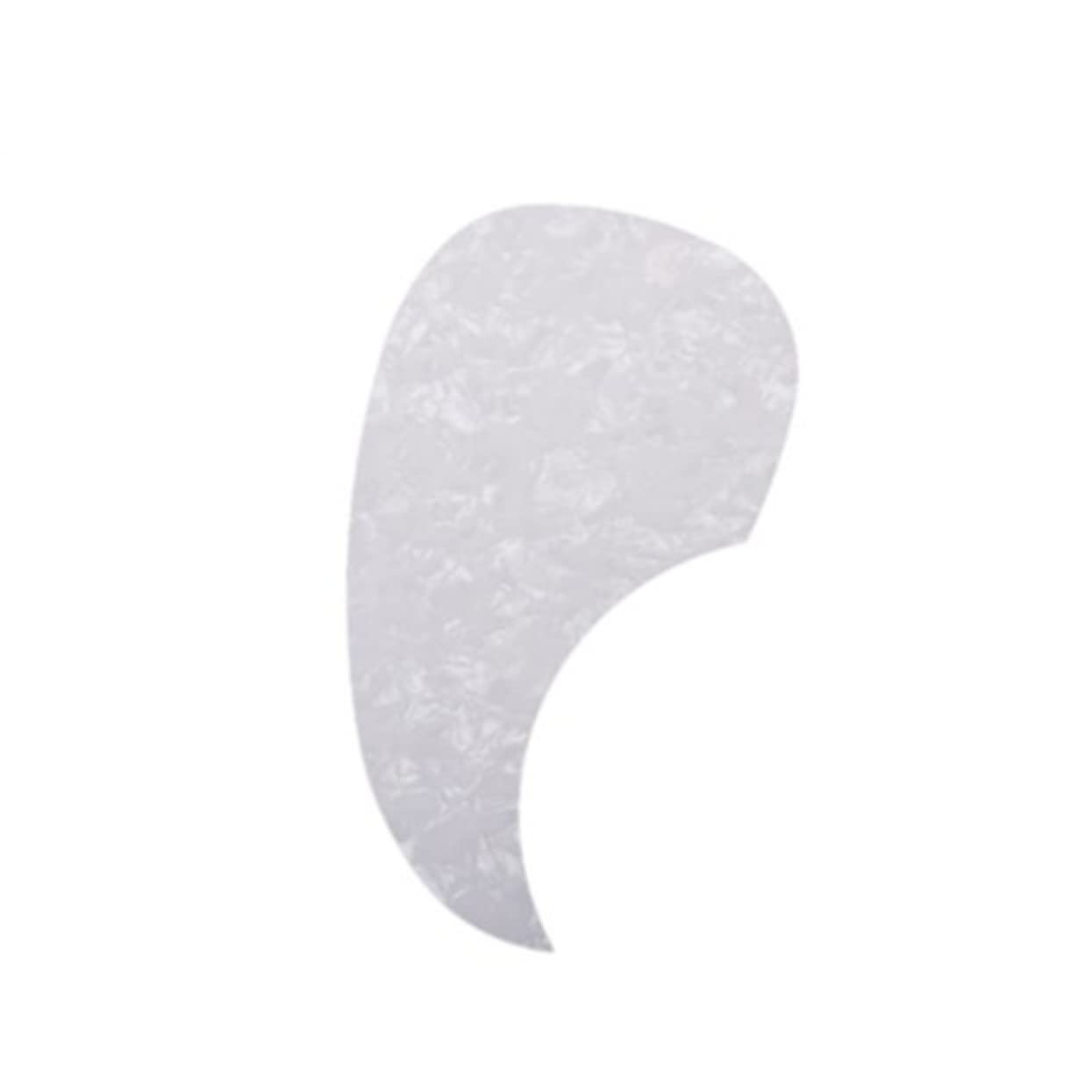 BESPORTBLE Style Self Adhesive Guitar Pickguard White Acoustic Guitar Protection Easy Installation Scratch Resistant