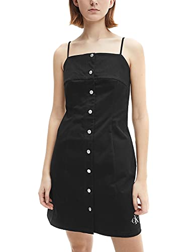 Calvin Klein Jeans Cotton Twill Button Dress