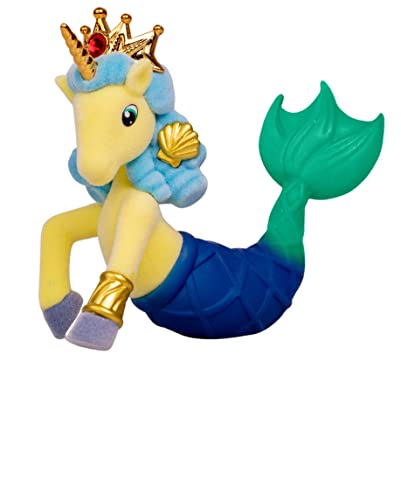 GALUPY MERMAID 3er Pack - Einhorn Spielzeug mit Meerjungfrauenflosse , 3x Einhorn Figuren mit Swarovski Kristall , 18 verschiedene Einhorn Figuren zum Sammeln