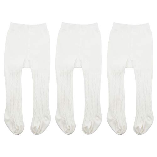 Image of Zando Infant Soft Tights Toddler Seamless Leggings Tights for Baby Girls Winter Knit Warm Newborn Pants Stockings