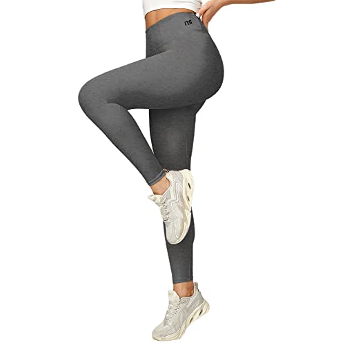 Calça Legging Feminina Moda Fitness Academia - Premium (M, Cinza)