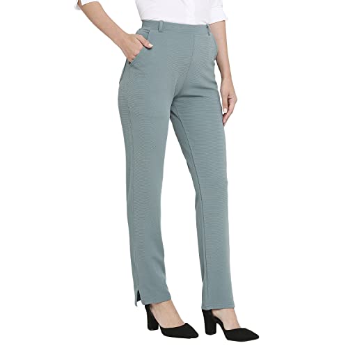 Image of Smarty Pants Women's Cotton Straight Leg Formal Trouser