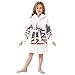 Glaphy American Flag Lacrosse Sports Bathrobe Hooded PJ Robe Soft Fleece Robe Pajama Sleepwears 2-12 Years