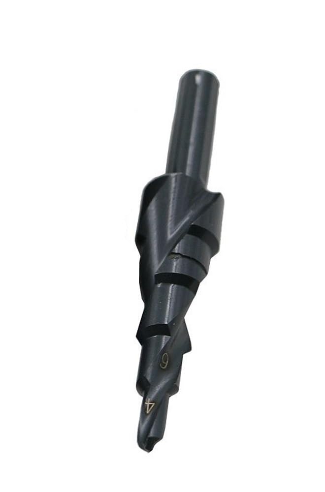 1/3 pezzi 4-12mm 4-20mm 4-32mm HSS punte a gradini scanalati a spirale codolo esagonale nitrurazione cono conico nero taglierina for trapano elettrico professionale(1Pcs 4-32mm Black)