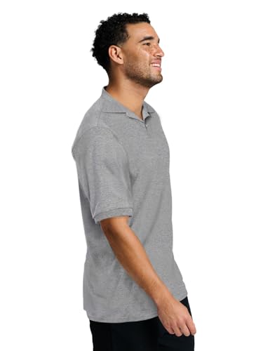 Jerzees Men's Short Sleeve Polo Shirts, Cotton Blend, Two Button Closure, Regular Fit, Sizes S-5x - Image 3