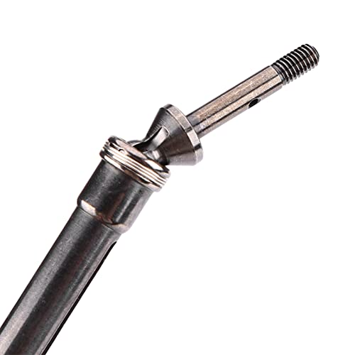 Dioche Slash 2Wd Antriebswellen Slash 2Wd Metallantriebswelle Edelstahl 45# 2 Stück Hintere Metallantriebswelle für Slash 1 10 Short Truck Sla017 Sla018 RC-Autoteile